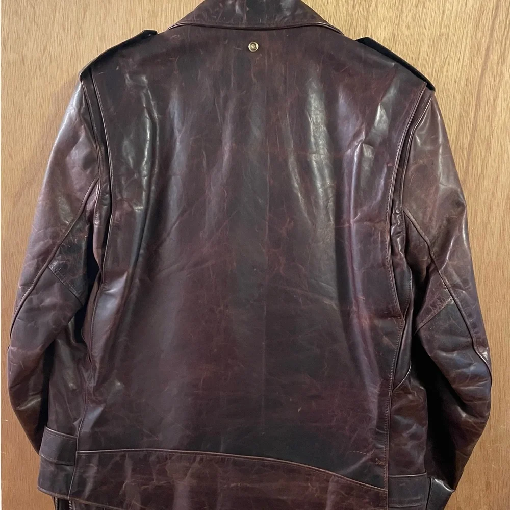 ** SOLD ** SCHOTT NYC PERFECTO MODEL 619 LIGHTWEIGHT BIKER JACKET - Picture 3 of 16